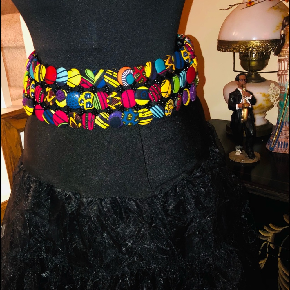 Authentic African Button Belt - Picture 13 of 15